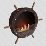 Настенный биокамин Lux Fire "Капитан 500 Н" XS (коричневый) фото 2