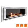 Биокамин встраиваемый SteelHeat LONG-D 1200 Small фото 3
