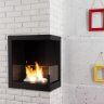 Встроенный биокамин Lux Fire Угловой 555 М (левый угол) фото 7