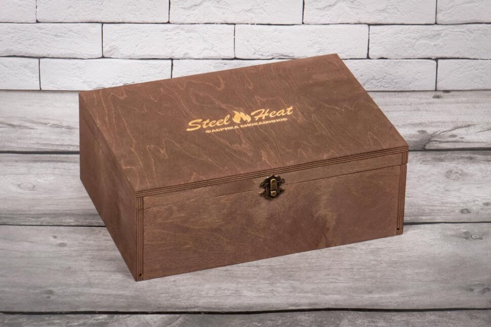 Подарочный набор SteelHeat PREMIUM BOX ALBA Красный + деревянная коробка + стартовый комплект