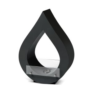 Напольный биокамин в виде капли Teardrop BioFire, черный