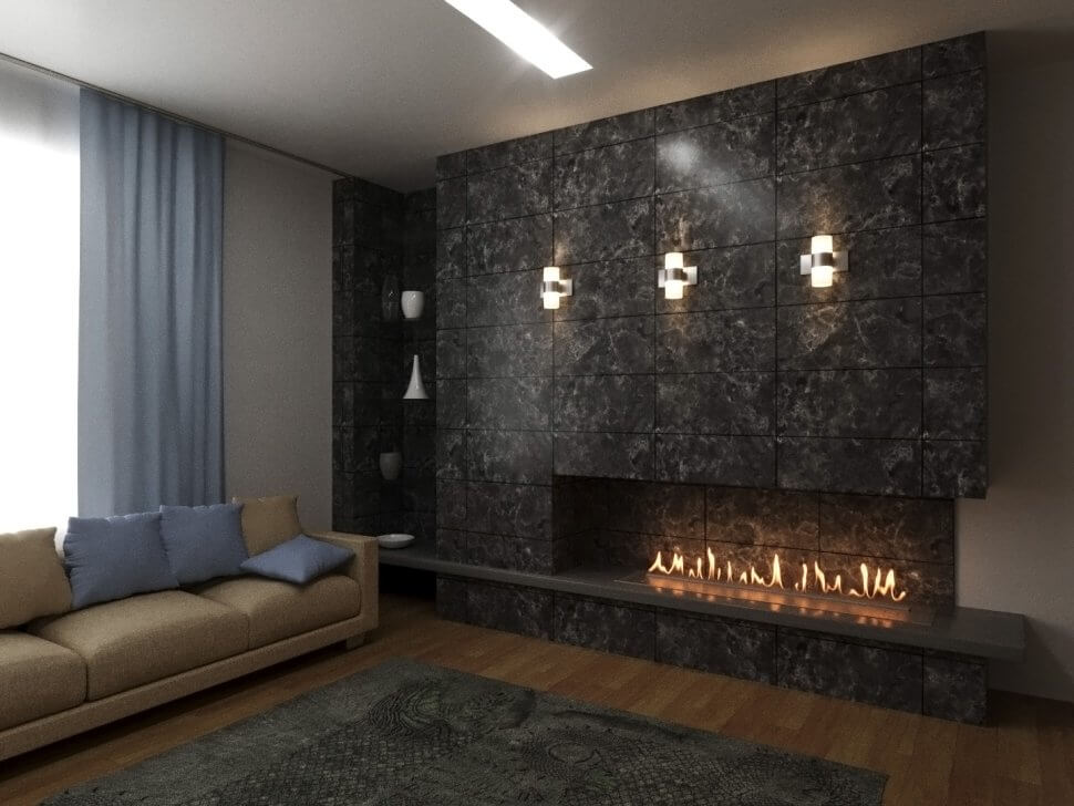 Автоматический биокамин Lux Fire Smart Flame 1800 RC