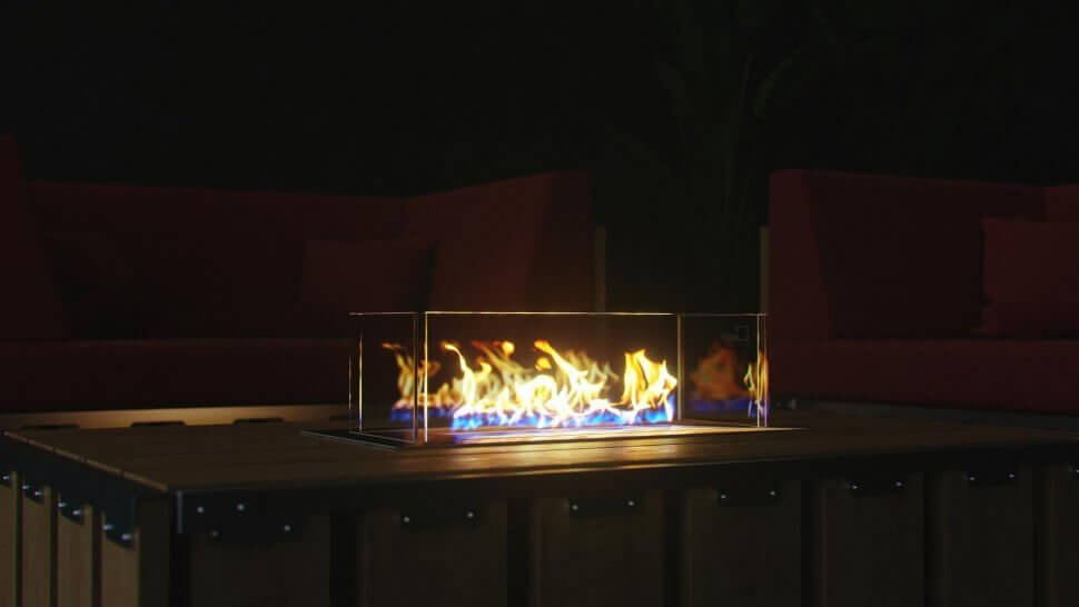 Встроенный биокамин Lux Fire Модуль 600 (2020)