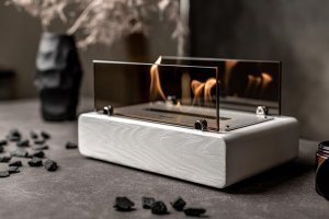 Настольный Биокамин Catterheim MASSIVE WHITE