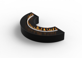 Автоматический биокамин BioArt ABC Fireplace Smart Fire A5 дуговой по запросу