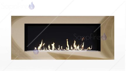 Биокамин встраиваемый SappFire Mercury Chrome 1500