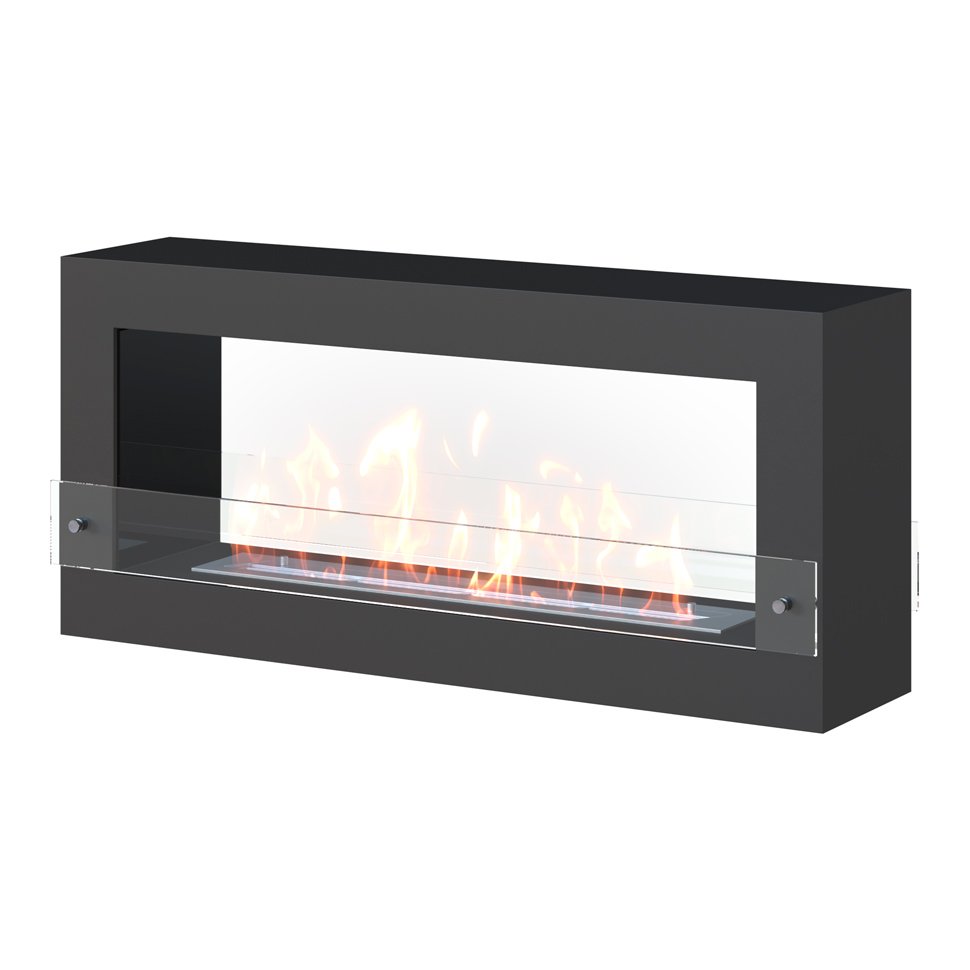 Биокамин SteelHeat FRAME ONE 1000 черный