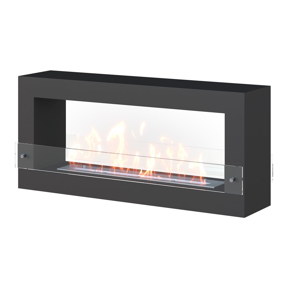 Биокамин SteelHeat FRAME ONE 1000 черный