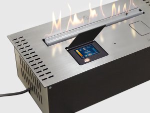 Автоматический биокамин Lux Fire Smart Flame 600 RC INOX