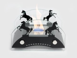 Биокамин настольный Lux Fire Графский мост S (черный)