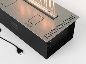 Автоматический биокамин Lux Fire Smart Flame 700 RC INOX