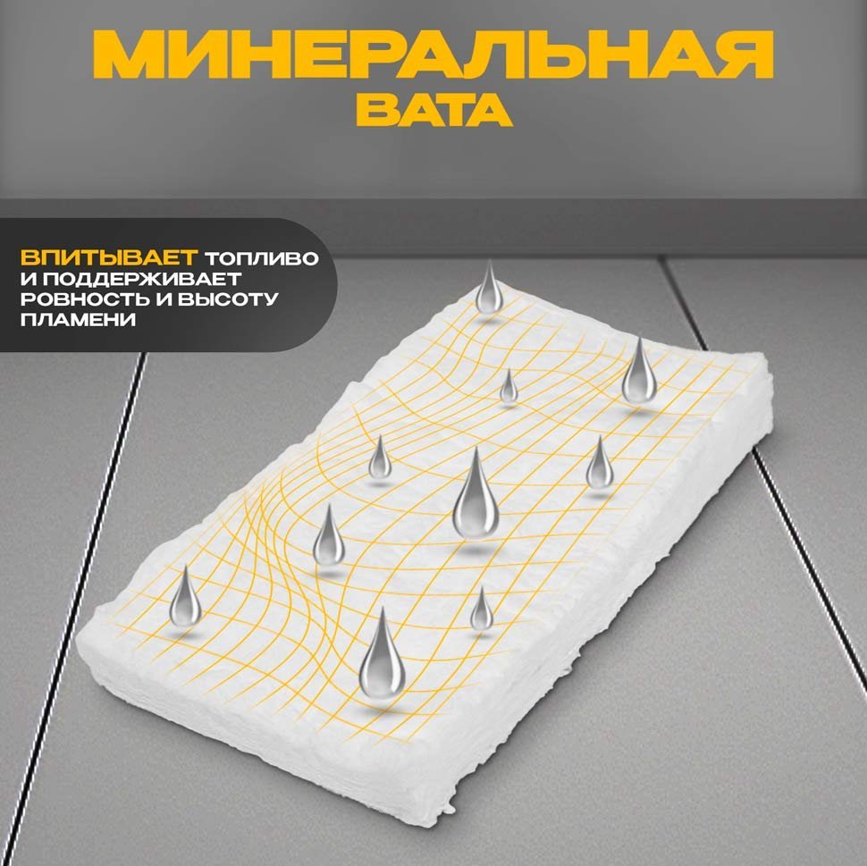 Биокамин встраиваемый SteelHeat LONG 900