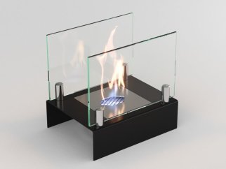 Биокамин настольный Lux Fire Арлекино S (черный)