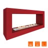 Биокамин SteelHeat FRAME ONE 1000 красный фото 1