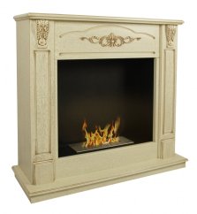 Биокамин FireBird напольный Верона, бежевый патина