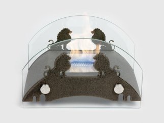 Биокамин Lux Fire Царский мост S бронза