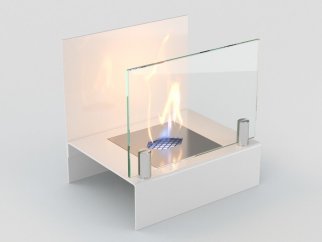 Биокамин настольный Lux Fire Афиша S (белый)