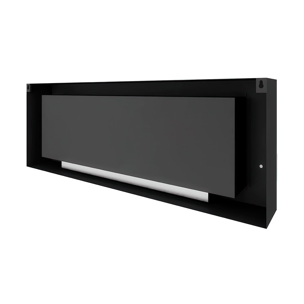 Биокамин SteelHeat WALL LONG 1500 черный