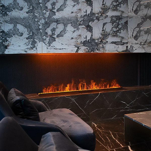 Электрический паровой очаг Schones Feuer 3D FireLine 3000 черный