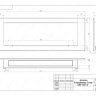 Биокамин встраиваемый SteelHeat LONG-V 1500 XL фото 7