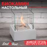 Настольный биокамин SteelHeat GLORIA серый фото 1