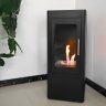 Напольный биокамин SafeFlame Biofire Glass Tower, черный фото 4