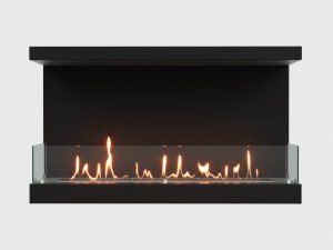 Встроенный биокамин Lux Fire Фронтальный 1100 М